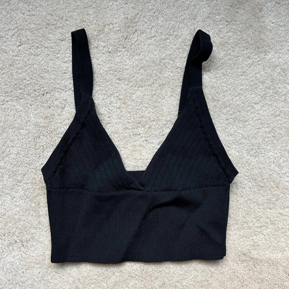 ZARA BLACK BRA TOP